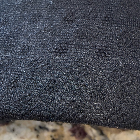 J. Crew Black Tights lightly textured round dotted design SZ small - Picture 5 of 6